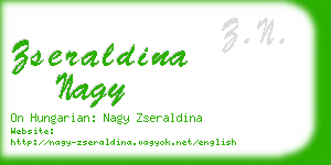 zseraldina nagy business card